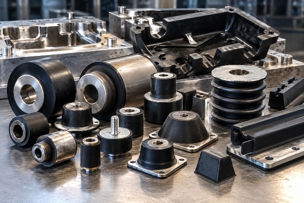 Techniczne elementy gumowo-metalowe produkowane przez SEMAG